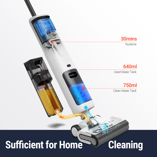 OSOTEK H200Lite Cordless Wet Dry Vacuum Cleaner and Mop for Hard Floors